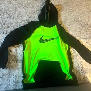 Nike neon and black sweatshirt